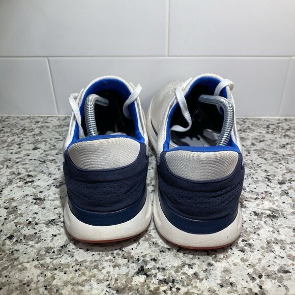 Kizik Lima Men's Size 12 White Blue Hands Free Slip On Sneakers Shoes - Picture 4 of 8